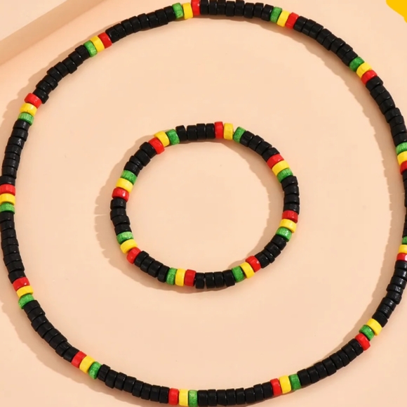 Unisex Necklace And Bracelet - Picture 2 of 3